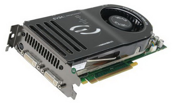 640-P2-N829-AR EVGA GeForce 8800 GTS SSC Edition 640MB GDDR3 320-Bit PCI Express x16 Dual DVI/ HDTV/ S-Video Out Video Graphics Card