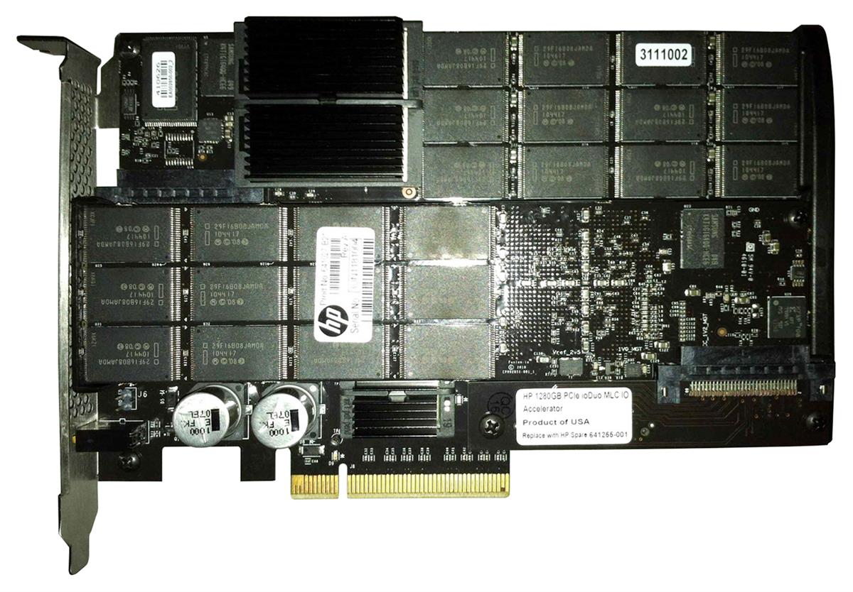 641255-001 HP 1.28TB PCI-Express Multi Level Cell (MLC) 1.5GB/s SSD ioDrive DUO for HP ProLiant Serves