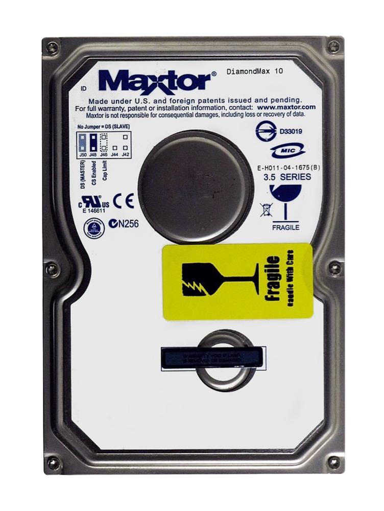 6B160P0 Maxtor DiamondMax 10 160GB 7200RPM ATA-133 8MB Cache 3.5-inch Internal Hard Drive