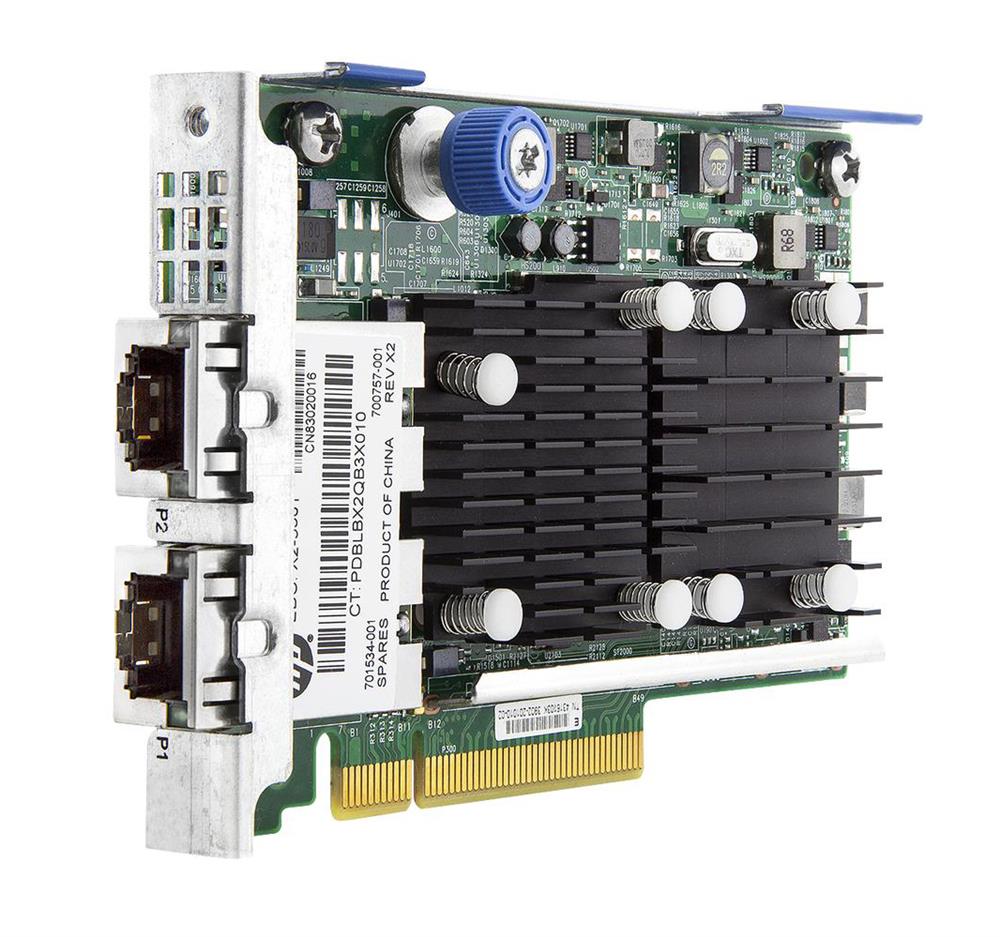 700759-B21 HP FlexFabric 533GLR-T Dual-Ports 10Gbps Ethernet PCI Express 2.0 x8 Network Adapter 