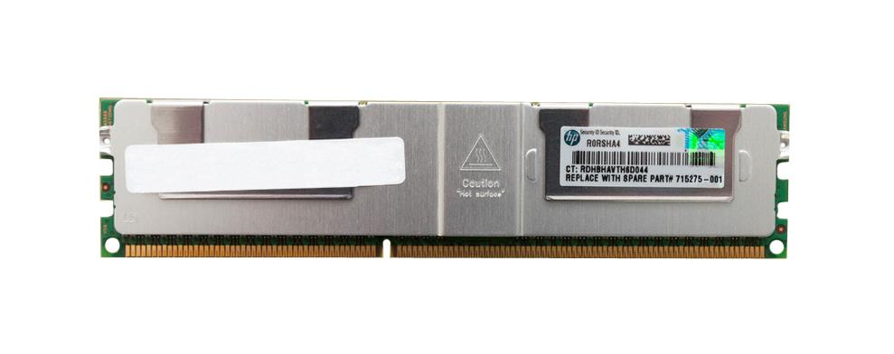 715275-001 HP 32GB PC3-14900 DDR3-1866MHz ECC Registered CL13 240-Pin Load Reduced DIMM Quad Rank Memory Module