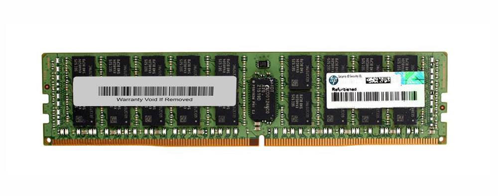 805351-B21#0D1 HPE 32GB PC4-19200 DDR4-2400MHz Registered ECC CL17 288-Pin DIMM 1.2V Dual Rank Memory Module