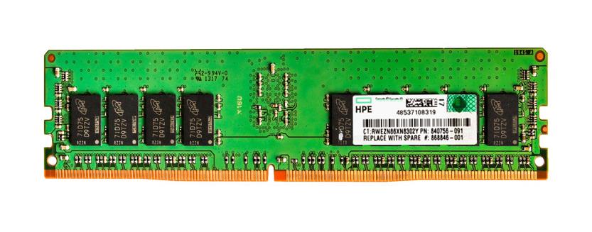 868846-001 HPE 16GB PC4-21300 DDR4-2666MHz Registered ECC CL19 288-Pin DIMM 1.2V Dual Rank Memory Module