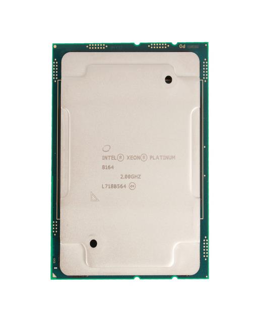 870976-B21 HPE 2.00GHz 10.40GT/s UPI 35.75MB L3 Cache Intel Xeon Platinum 8164 26-Core Processor Upgrade for DL360 Gen10 Server