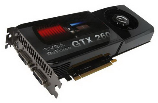 896-P3-1258-AR EVGA Nvidia GeForce GTX 260 896MB GDDR3 448-Bit HDMI / DVI PCI-Express 2.0 x16 Video Graphics Card