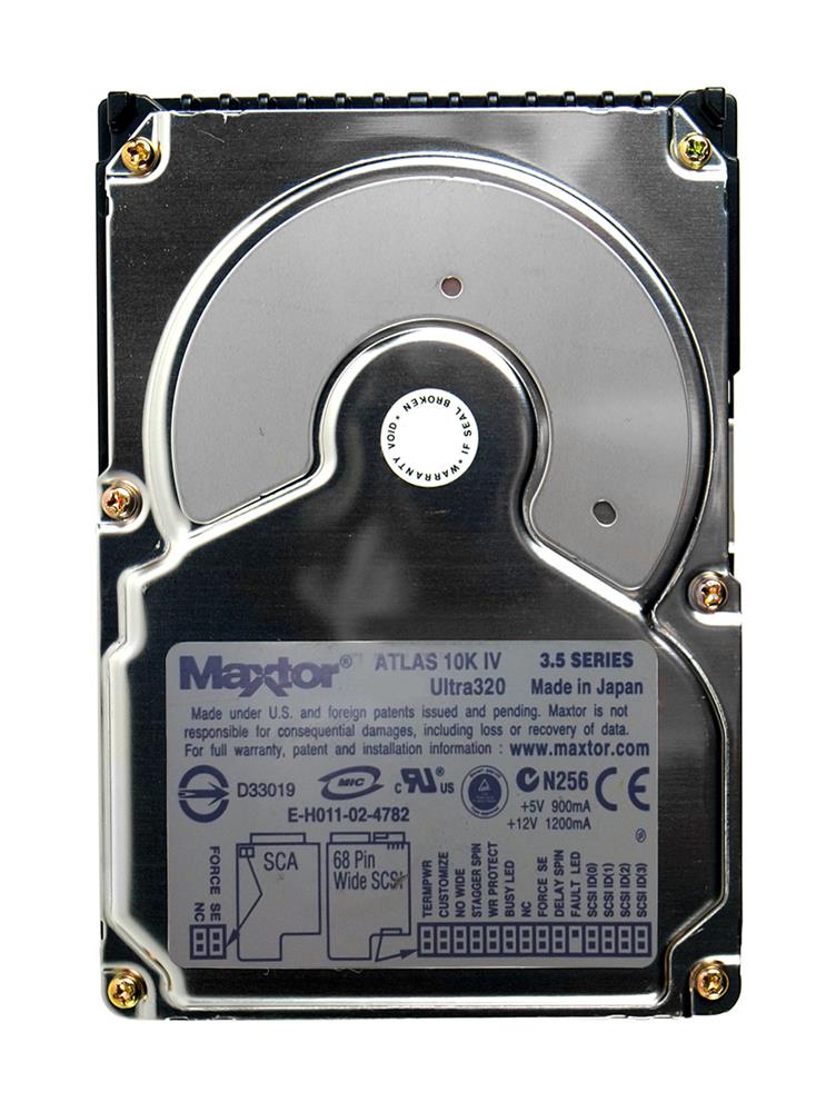8B147J0 Maxtor Atlas 10K IV 147.1GB 10000RPM Ultra-320 SCSI 80-Pin 8MB Cache 3.5-inch Internal Hard Drive