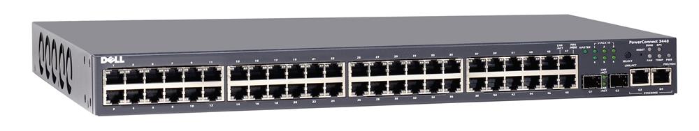 8H430 Dell PowerConnect 3448 48-Ports 10/100 Fast Ethernet Managed Switch (Refurbished)