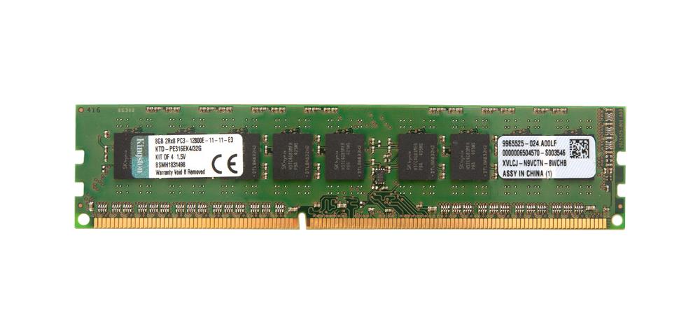9965525-024.A00LF Kingston 8GB DDR3 PC12800 Memory