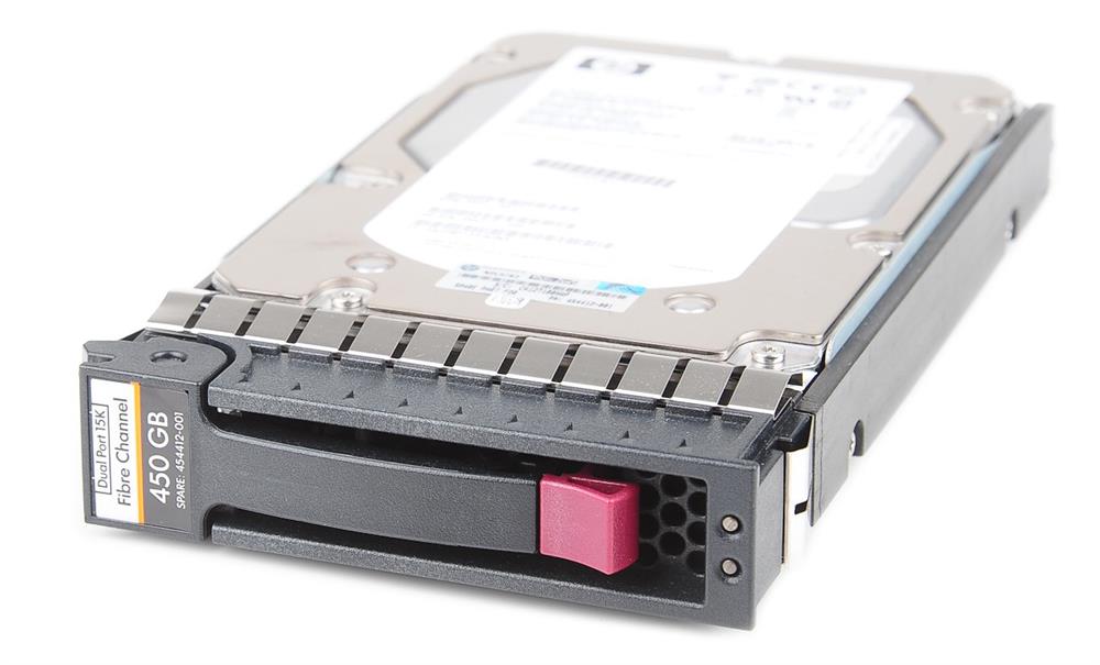AG803A HP 450GB 15000RPM Fibre Channel 4Gbps Dual Port Hot Swap 3.5-inch Internal Hard Drive
