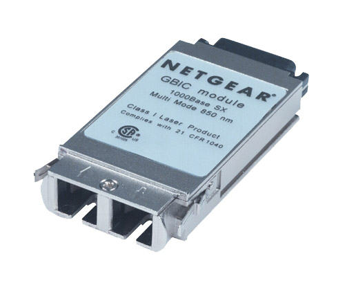 AGM721F NetGear ProSafe 1Gbps 1000Base-SX Multi-mode Fiber 550m 850nm Duplex SC Connector GBIC Transceiver Module
