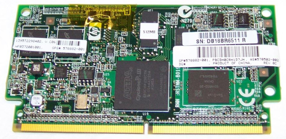 AM252A HP 512MB FBWC (Flash Backed Write Cache) Memory Module for Smart Array P212/P410/P411 Controller