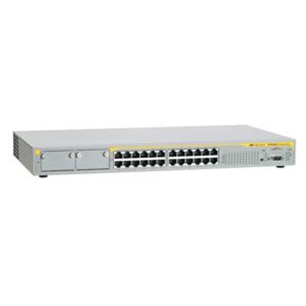 AT-8524M-80 Allied Telesis 24-Ports 10/100Base-TX Poe Switch Dc Plus 2eslot (Refurbished)