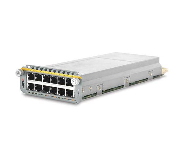 AT-XEM-12T Allied Telesis 12-Ports Gigabit Expansion Module 12 x 10/100/1000Base-T Expansion Module (Refurbished)