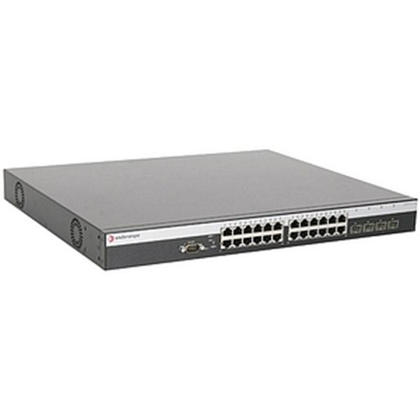 B3G124-24P-G Enterasys SecureStack B3 B3G12424P Switch 24-Ports EN Fast EN Gigabit EN 10Base-T 100Base-TX 1000Base-T + 4 x shared SFP (empty) 1U stackable (Refurbished)