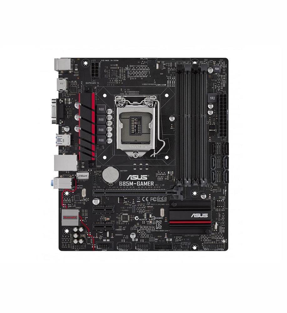 B85M-GAMER Asus Socket LGA 1150 Intel B85 Chipset 4th Generation Core i7 / i5 / i3 / Pentium / Celeron Processors Support DDR3 4x DIMM 4x SATA 6.0Gb/s Micro-ATX Motherboard (Refurbished)