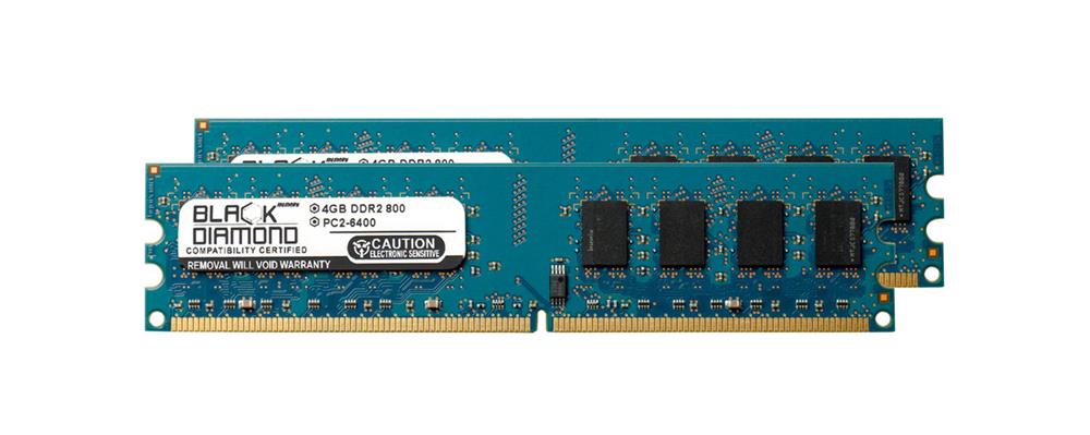 BD4G800MD16 Black Diamond 4GB PC3-6400 DDR3-800MHz non-ECC Unbuffered CL6 240-Pin DIMM Memory Module