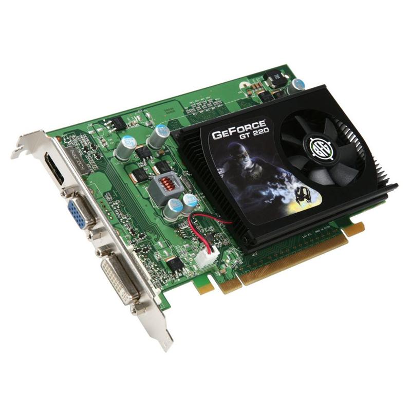BFGRGT2201024D2BE BFG GeForce GT 220 1GB 128-Bit DDR2 PCI Express 2.0 x16 HDCP Ready Video Graphics Card