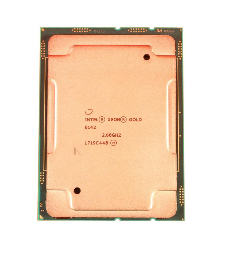 BX806736142 Intel Xeon Gold 6142 16-Core 2.60GHz 10.40GT/s UPI 22MB L3 Cache Socket LGA3647 Processor