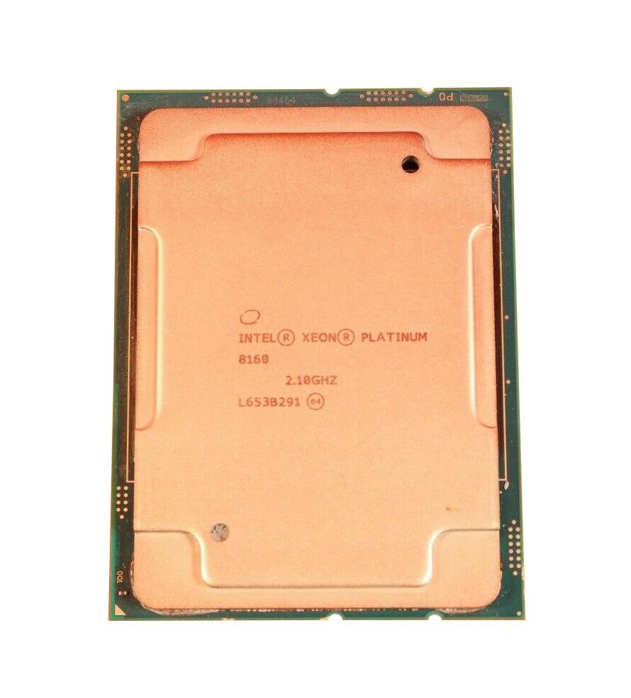 BX806738160 Intel Xeon Platinum 8160 24-Core 2.10GHz 10.40GT/s UPI 33MB L3 Cache Socket LGA3647 Processor