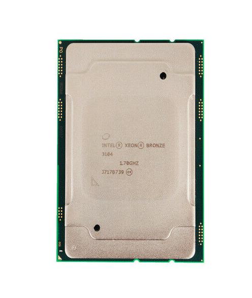 CD8067303562000 Intel Xeon Bronze 3104 6-Core 1.70GHz 9.60GT/s UPI 8.25MB L3 Cache Socket LGA3647 Processor