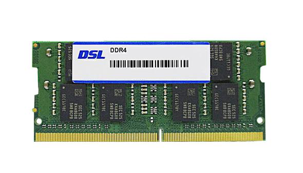 D4SS56161SH21A-B DSL 2GB PC4-17000 DDR4-2133MHz non-ECC Unbuffered CL15 260-Pin SoDimm 1.2V Single Rank Memory Module