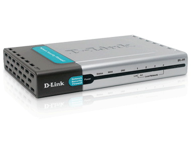 DFL-200 D-Link Network Security Appliance Desktop VPN Firewall 4x 10/100Base-TX LAN, 1x 10/100Base-TX DMZ, 1x 10/100Base-TX WAN, 1 x Management (Refurbished)