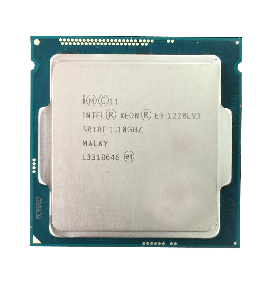 E3-1220L v3 Intel Xeon E3 v3 Dual-Core 1.10GHz 5.00GT/s DMI 4MB L3 Cache Socket FCLGA1150 Processor