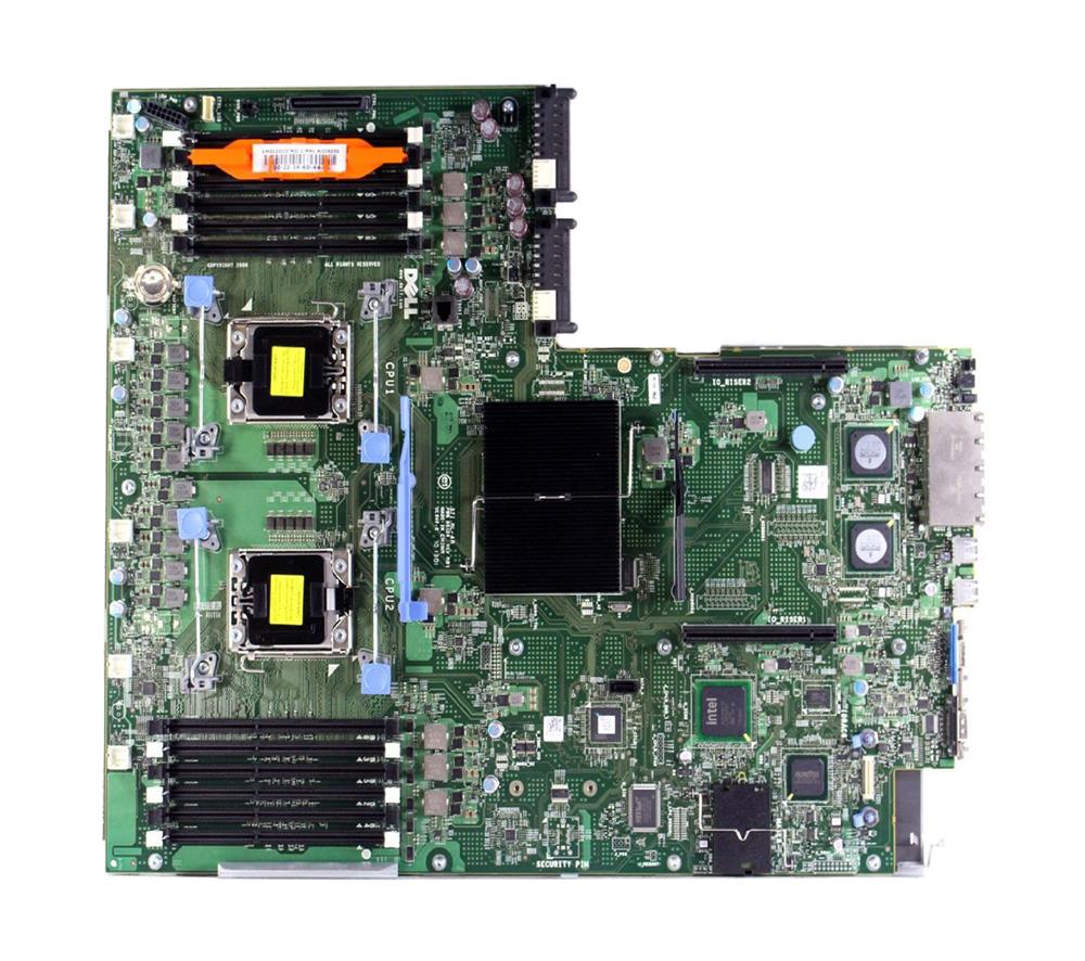 F0XJ6 Dell System Board (Motherboard) Dual Socket LGA1366 for PowerEdge R610 Server (Refurbished)