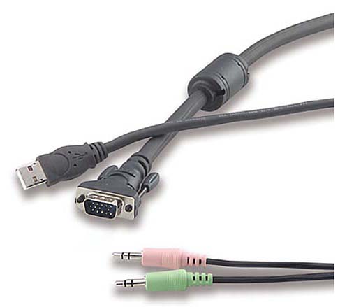F1D9101-06 Belkin OmniView 6ft USB KVM Cable for KVM Switch 6ft