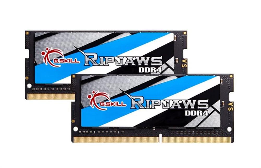 F4-2400C16D-8GRS G.Skill Ripjaws 8GB Kit (2 X 4GB) PC4-19200 DDR4-2400MHz non-ECC Unbuffered CL16 (16-16-16-39) 260-Pin SoDimm Memory 