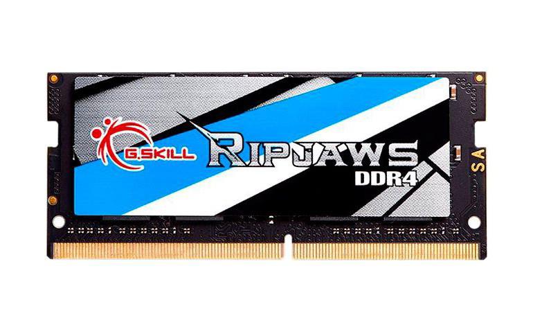 F4-2400C16S-8GRS G.Skill Ripjaws 8GB PC4-19200 DDR4-2400MHz non-ECC Unbuffered CL16 (16-16-16-39) 260-Pin SoDimm Memory Module 