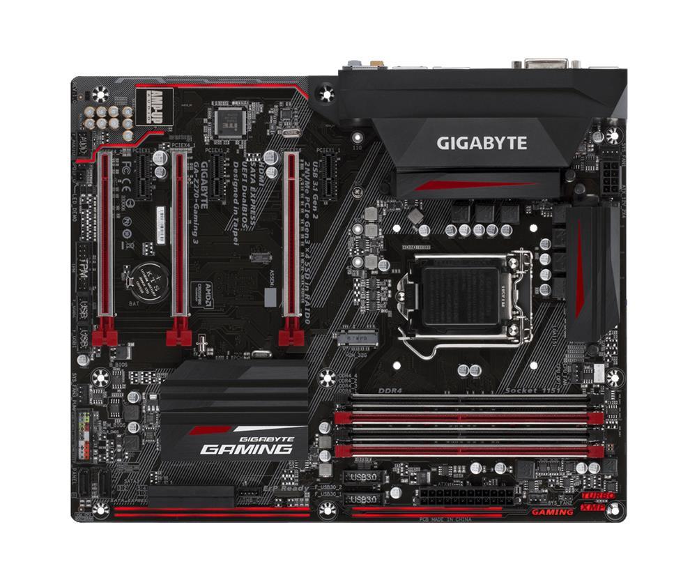 GA-Z270-Gaming 3 Gigabyte Socket LGA 1151 Intel Z270 Express Chipset Core i7 / i5 / i3 / Pentium / Celeron Processors Support DDR4 4x DIMM 6x SATA 6.0Gb/s ATX Motherboard (Refurbished)