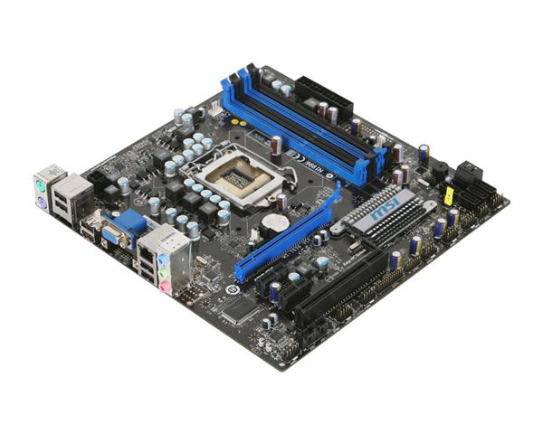 H55M-P31-A1 MSI H55M-P31 Socket LGA 1156 Intel H55 Express Chipset Core i7 / i5 / i3 Processors Support DDR3 4x DIMM 6x SATA 3.0Gb/s Micro-ATX Motherboard (Refurbished)