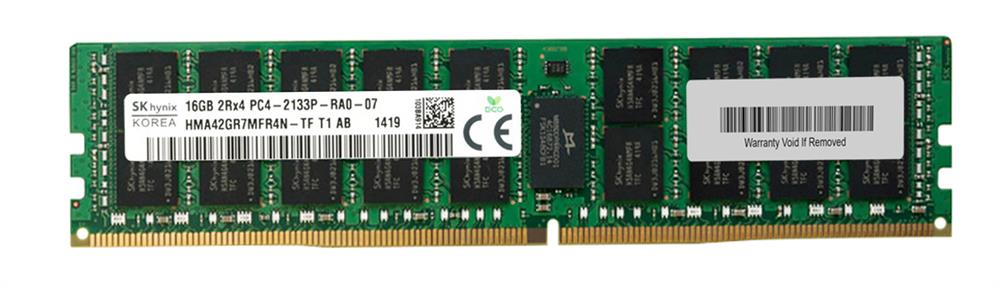 HMA42GR7MFR4N-TFT1-AB Hynix 16GB PC4-17000 DDR4-2133MHz Registered ECC CL15 288-Pin DIMM 1.2V Dual Rank Memory Module
