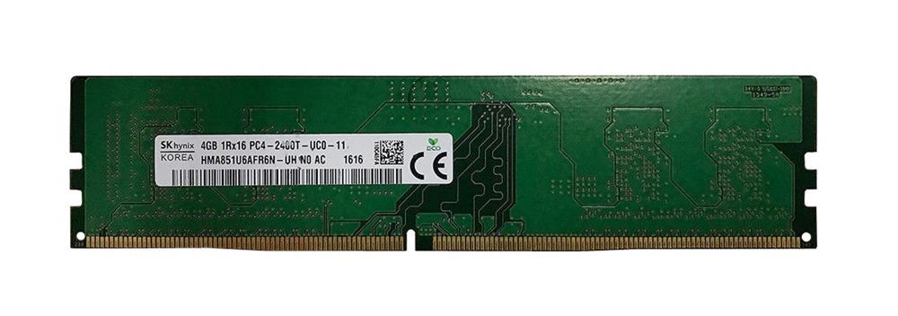 HMA851U6AFR6N-UHN0-AC Hynix 4GB PC4-19200 DDR4-2400MHz non-ECC Unbuffered CL17 288-Pin DIMM 1.2V Single Rank Memory Module