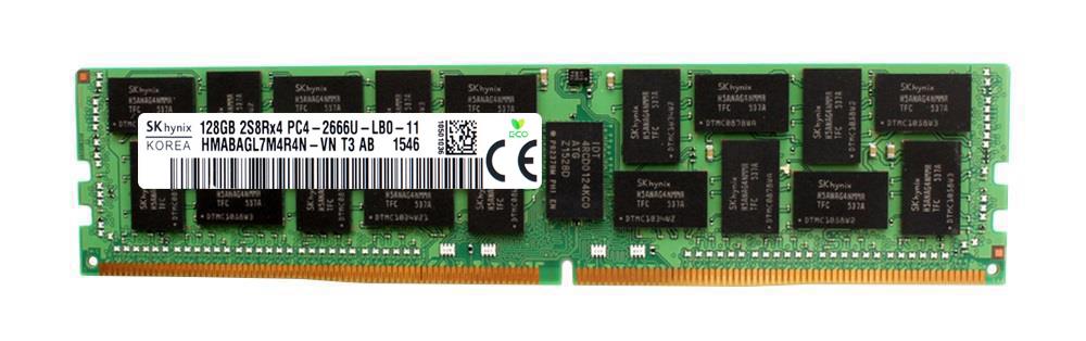 HMABAGL7M4R4N-VNT3-AB Hynix 128GB PC4-21300 DDR4-2666MHz Registered ECC CL19 288-Pin Load Reduced DIMM 1.2V Octal Rank Memory Module