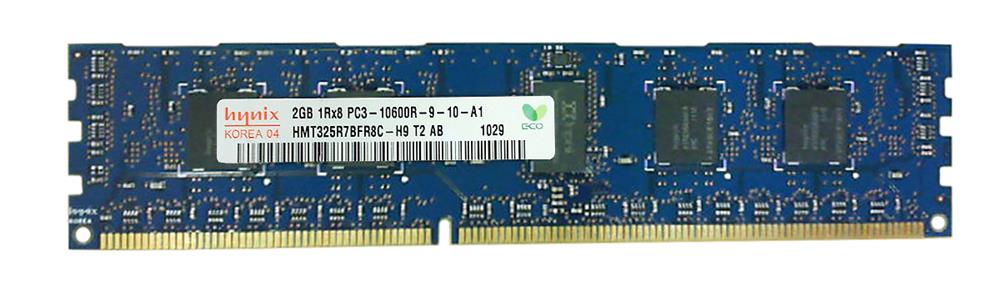 HMT325R7BFR8C-H9T2-AB Hynix 2GB PC3-10600 DDR3-1333MHz ECC Registered CL9 240-Pin DIMM Single Rank Memory Module