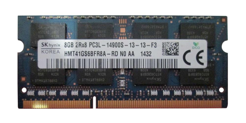 HMT41GS6BFR8A-RDN0-AA Hynix 8GB PC3-14900 DDR3-1866MHz non-ECC Unbuffered CL13 204-Pin SoDimm 1.35V Low Voltage Dual Rank Memory Module