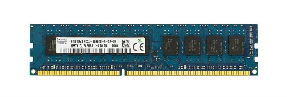 HMT41GU7AFR8A-H9T0 Hynix 8GB PC3-10600 DDR3-1333MHz ECC Unbuffered CL9 240-Pin DIMM 1.35V Low Voltage Dual Rank Memory Module