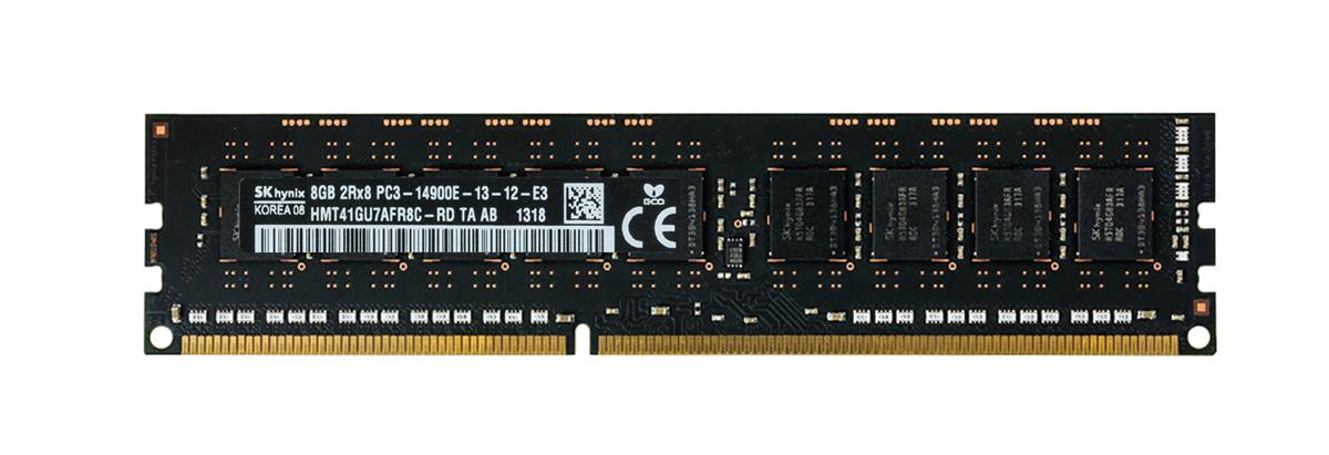 HMT41GU7AFR8C-RDTA-AB Hynix 8GB PC3-14900 DDR3-1866MHz ECC Unbuffered CL13 240-Pin DIMM Dual Rank Memory Module