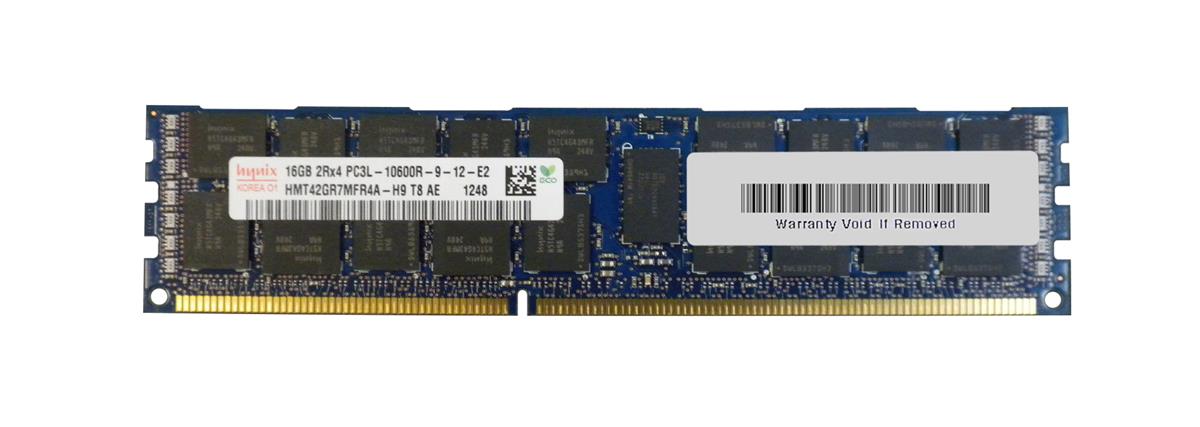 HMT42GR7MFR4A-H9 Hynix 16GB PC3-10600 DDR3-1333MHz ECC Registered CL9 240-Pin DIMM 1.35V Low Voltage Dual Rank Memory Module