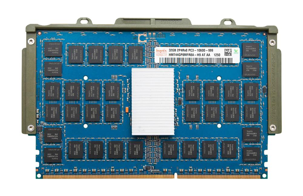 HMT44GP8MFR8A-H9 Hynix 32GB PC3-10600 DDR3-1333MHz ECC Registered CL9 Cuod 276-Pin DIMM Memory Module