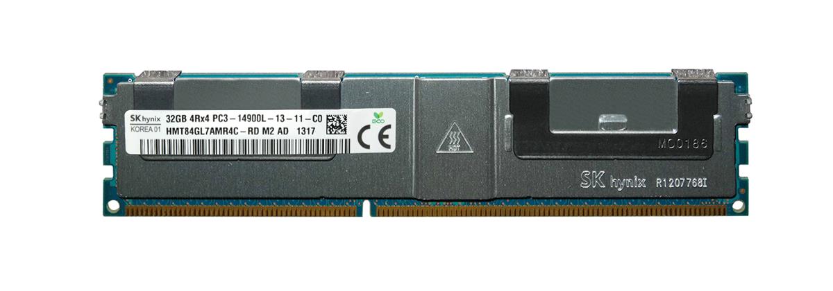 HMT84GL7AMR4C-RDM2 Hynix 32GB PC3-14900 DDR3-1866MHz ECC Registered CL13 240-Pin Load Reduced DIMM Quad Rank Memory Module