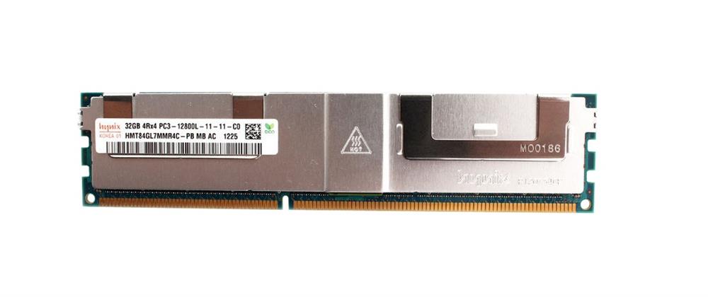 HMT84GL7MMR4C-PBMB-AC Hynix 32GB PC3-12800 DDR3-1600MHz ECC Registered CL11 240-Pin Load Reduced DIMM Quad Rank Memory Module