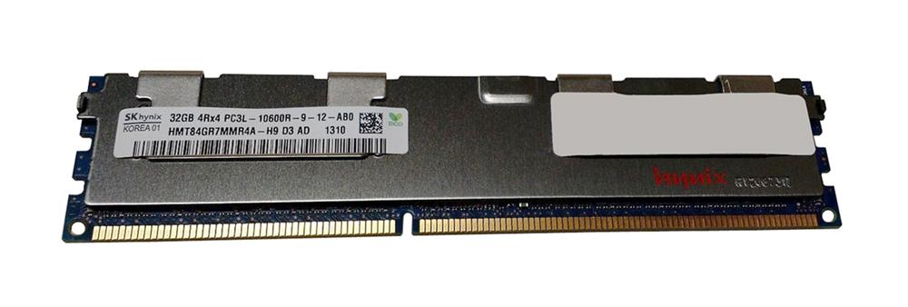HMT84GR7MMR4A-H9D3-AD Hynix 32GB PC3-10600 DDR3-1333MHz ECC Registered CL9 240-Pin DIMM 1.35V Low Voltage Quad Rank Memory Module