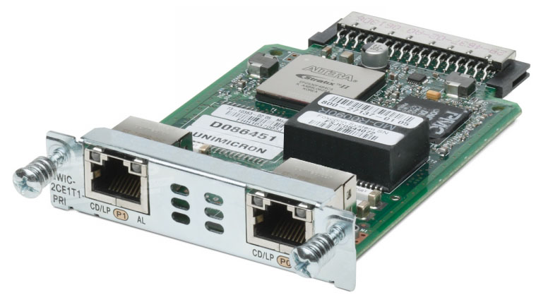 HWIC-2CE1T1-PRI Cisco 2-Ports High-Speed WAN Interface Card Channelized T1/E1 and ISDN PRI HWIC (Refurbished)