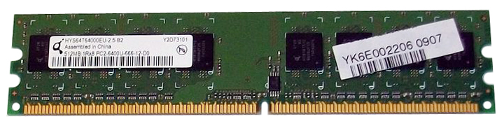 3D-14D228N642985-1G 1GB Kit (2 x 512MB) DDR2 PC2-6400 CL=6 non-ECC Unbuffered DDR2-800 1.8V 64Meg x 64 for Gigabyte Technology GA-EP43-DS3L (rev. 1.0) Motherboard n/a
