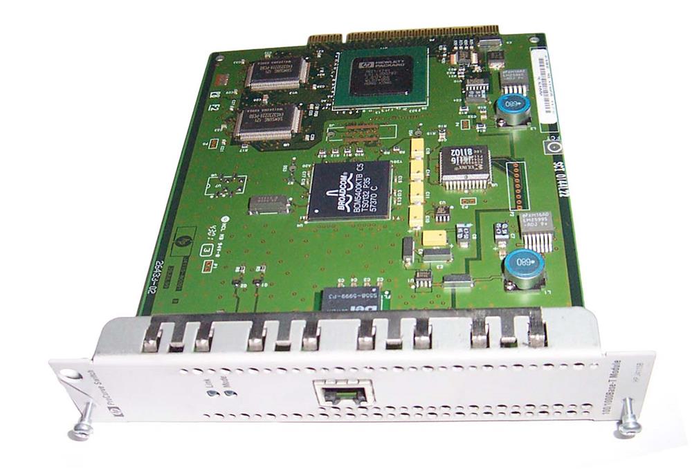 J4115-60001 HP ProCurve Switch 100/1000Base-T RJ-45 1 Port Gigabit Ethernet Expansion Module (Refurbished)