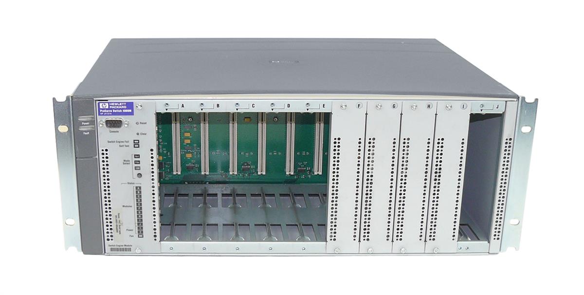 J4121A#ABA HP ProCurve 4000M Ethernet Switch Chassis with 10 Expansion Slots (Empty) (Refurbished)