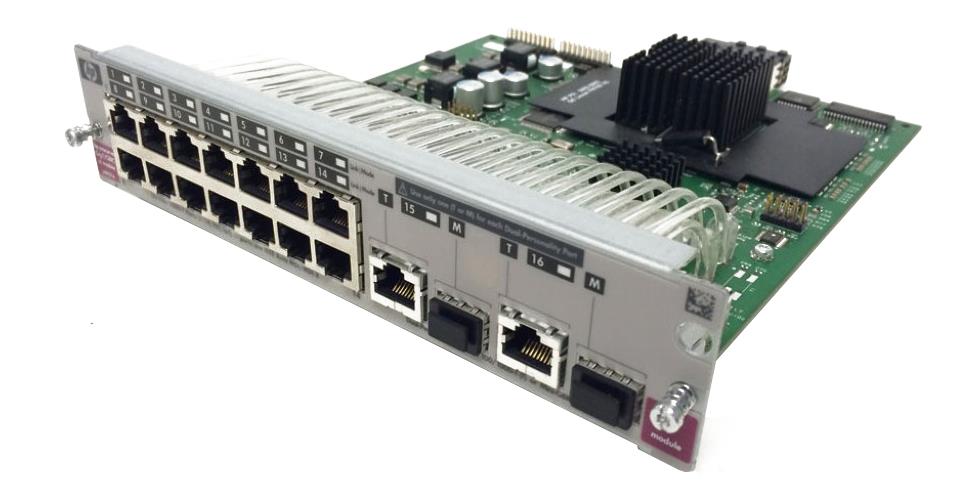 J4907A HP ProCurve Switch 5300XL 16-Ports RJ-45 GigaBit Ethernet Switch Expansion Module (Refurbished)